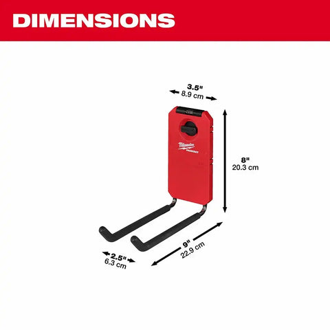 Milwaukee 48-22-8330 PACKOUT Shop Storage 9" Straight Hook