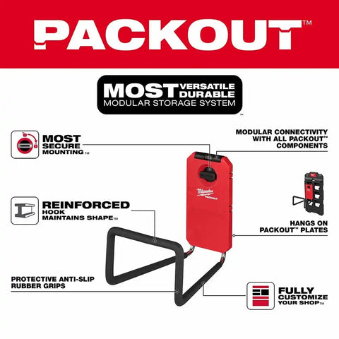 Milwaukee 48-22-8332 PACKOUT Shop Storage Wide Hook