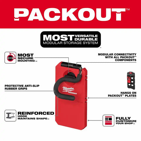 Milwaukee 48-22-8333 PACKOUT Shop Storage 4" S Hook