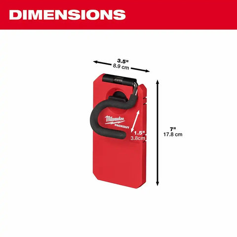 Milwaukee 48-22-8333 PACKOUT Shop Storage 4" S Hook
