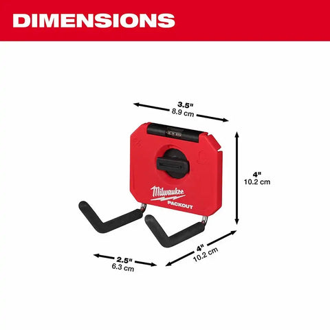 Milwaukee 48-22-8334 PACKOUT Shop Storage 4" Straight Hook