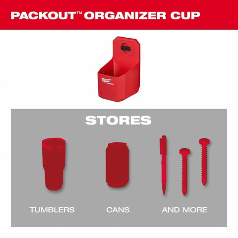 Milwaukee 48-22-8336 PACKOUT Shop Storage Organizer Cup
