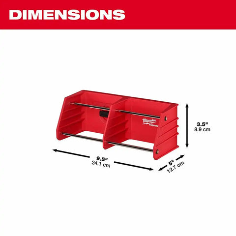 Milwaukee 48-22-8340 PACKOUT Shop Storage Tool Rack