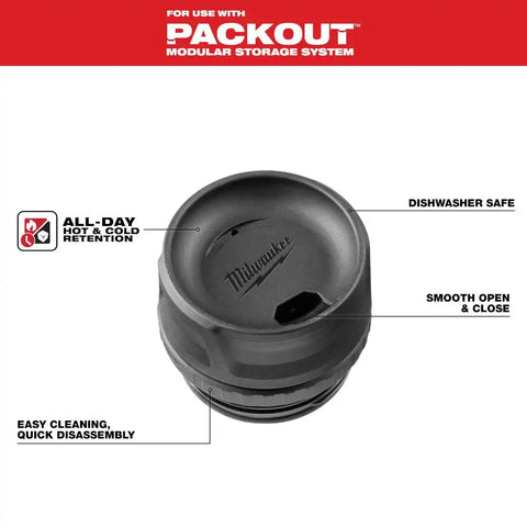 Milwaukee 48-22-8389 PACKOUT Sip Lid for Insulated Bottles