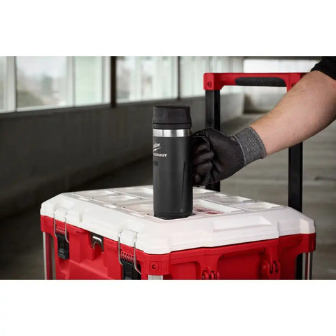 Milwaukee 48-22-8394B PACKOUT 18oz Insulated Mug with Sip Lid