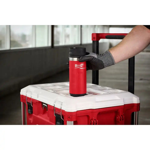 Milwaukee 48-22-8395R PACKOUT 18oz Insulated Bottle with Sip Lid