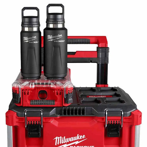 Milwaukee 48-22-8396B PACKOUT 24oz Insulated Bottle with Chug Lid - Black