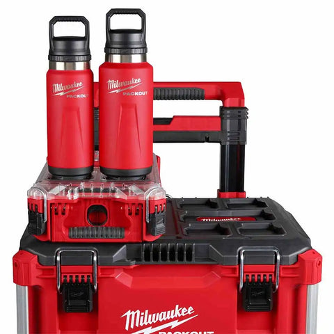 Milwaukee 48-22-8397R PACKOUT 36oz Insulated Bottle with Chug Lid - Red