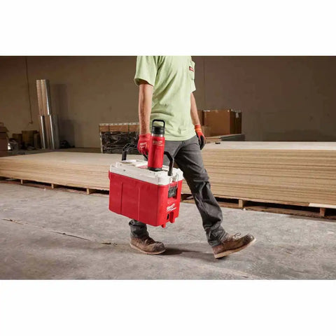 Milwaukee 48-22-8397R PACKOUT 36oz Insulated Bottle with Chug Lid - Red