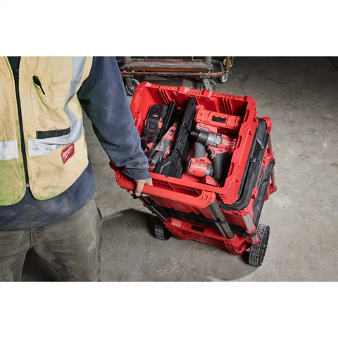 Milwaukee 48-22-8438 PACKOUT Low-Profile Crate with Dividers 18.63 x 14.75 x 6.75"