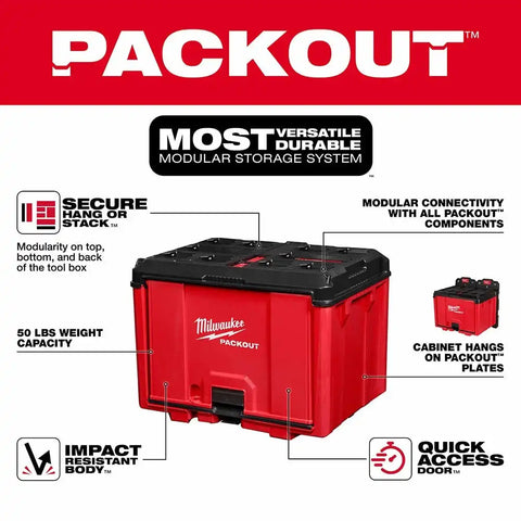 Milwaukee 48-22-8445 PACKOUT Shop Storage Cabinet