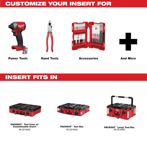 Milwaukee 48-22-8451 Packout Foam Insert