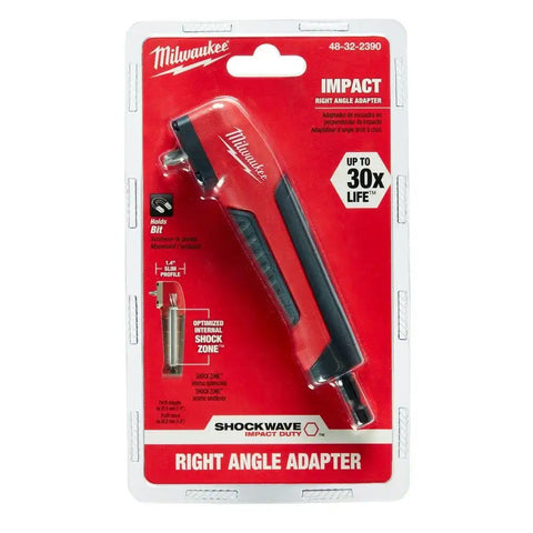 Milwaukee 48-32-2390 SHOCKWAVE Impact Right Angle Adapter