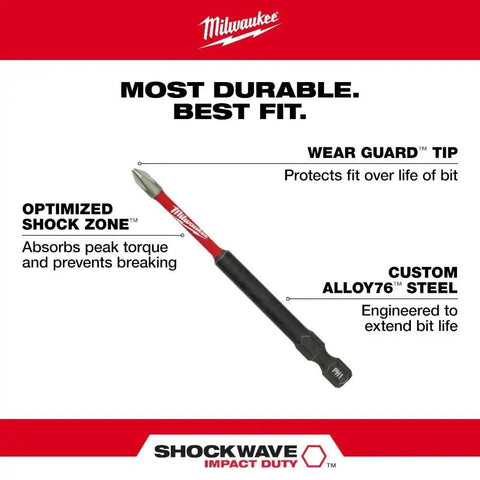 Milwaukee 48-32-5162 SHOCKWAVE Impact Duty 60PC Drill, Drive & Fasten PACKOUT Set