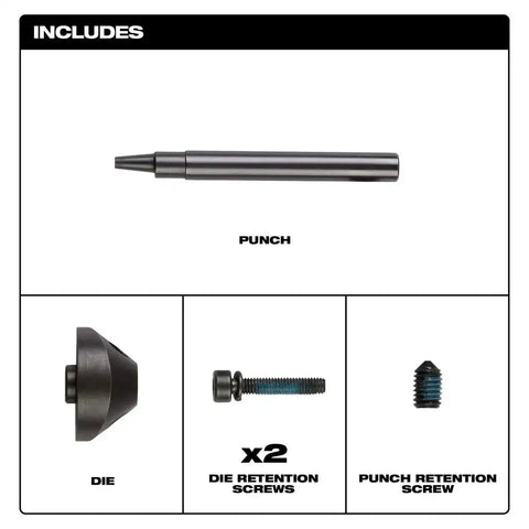 Milwaukee 48-44-0272 M12 FUEL 16 Ga Nibbler Punch & Die Set