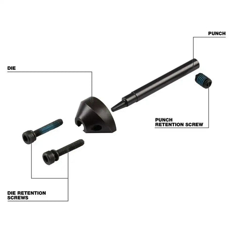 Milwaukee 48-44-0272 M12 FUEL 16 Ga Nibbler Punch & Die Set