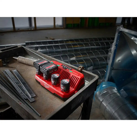 Milwaukee 48-59-1204 M12 Four Bay Sequential Charger