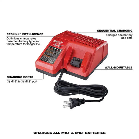 Milwaukee 48-59-1812 M12™ M18™ Multi-Voltage Charger