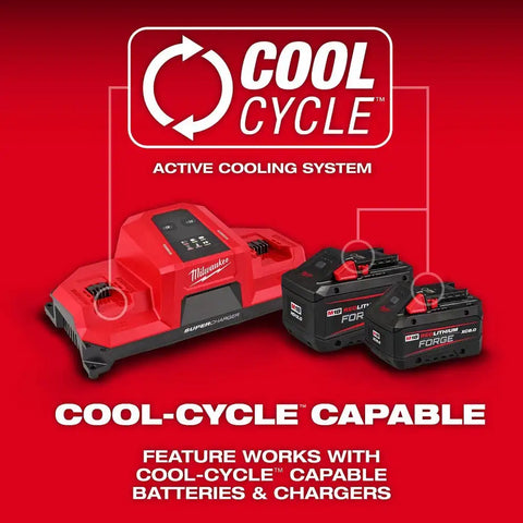 Milwaukee 48-59-1816 M18 Dual Bay Simultaneous Super Charger w/ 4 Point Mounting