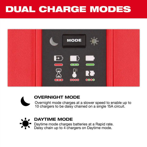 Milwaukee 48-59-1817 M18  Six Bay Daisy Chain Rapid Charger
