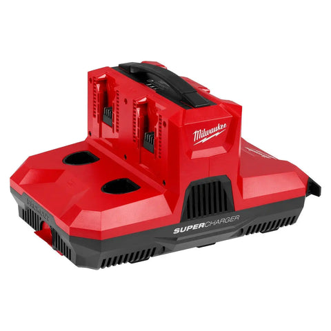 Milwaukee 48-59-1818 M18 and M12 Four Bay Simultaneous Super Charger with PACKOUT Compatibility