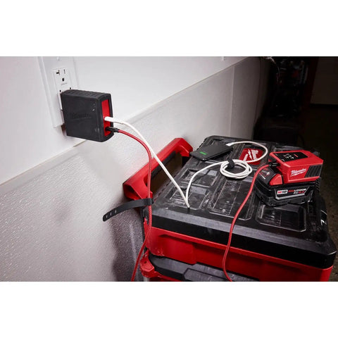 Milwaukee 48-59-2847 120W USB-C 2-Port Wall Adapter for Faster Device Charging