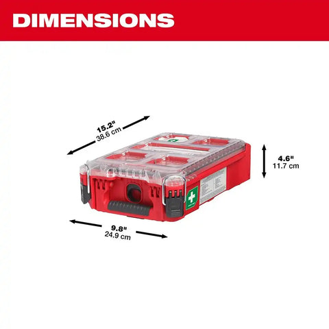Milwaukee 48-73-8435C 79PC Class A Type III PACKOUT First Aid Kit