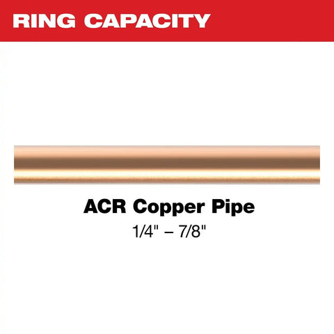 Milwaukee 49-16-2461MX 1/4" - 7/8" Streamline ACR Pivoting Press Ring Kit for M12 FORCE LOGIC Press Tool
