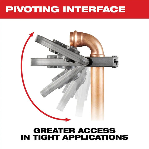 Milwaukee 49-16-2461MX 1/4" - 7/8" Streamline ACR Pivoting Press Ring Kit for M12 FORCE LOGIC Press Tool