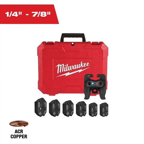 Milwaukee 49-16-2461MX 1/4" - 7/8" Streamline ACR Pivoting Press Ring Kit for M12 FORCE LOGIC Press Tool