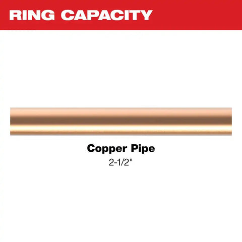 Milwaukee 49-16-2656NX 2-1/2" NIBCO Press Ring for M18 FORCE LOGIC Long Throw Press Tool