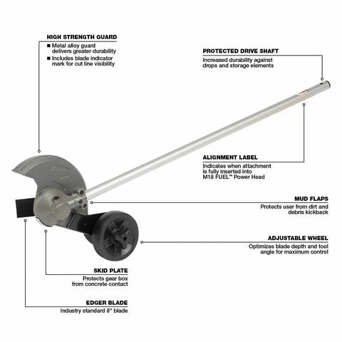 Milwaukee 49-16-2718 M18 FUEL QUIK-LOK Edger Attachment