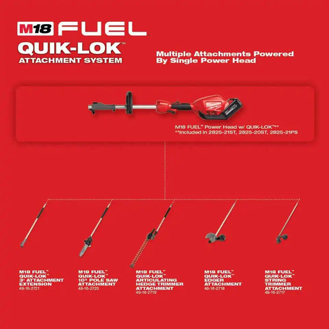 Milwaukee 49-16-2718 M18 FUEL QUIK-LOK Edger Attachment
