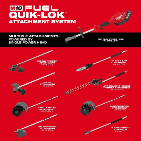 Milwaukee 49-16-2785 M18 FUEL QUIK-LOK Attachment Hanger 3pk