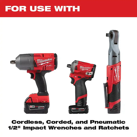 Milwaukee 49-66-6806 Shockwave Impact Duty Socket 1/2" Drive 31-Piece Packout Set