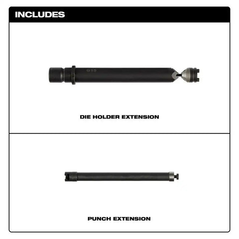 Milwaukee 49-72-0152 M12 FUEL 16 Gauge Nibbler Die Holder Extension