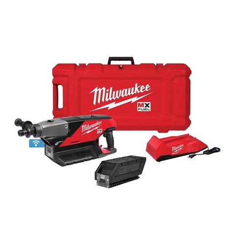 Milwaukee MXF301-2CP MX FUEL Handheld Concrete Core Drill Kit w/ Two Batteries and Charger