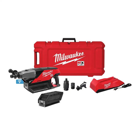 Milwaukee MXF301-2CP MX FUEL Handheld Concrete Core Drill Kit w/ Two Batteries and Charger