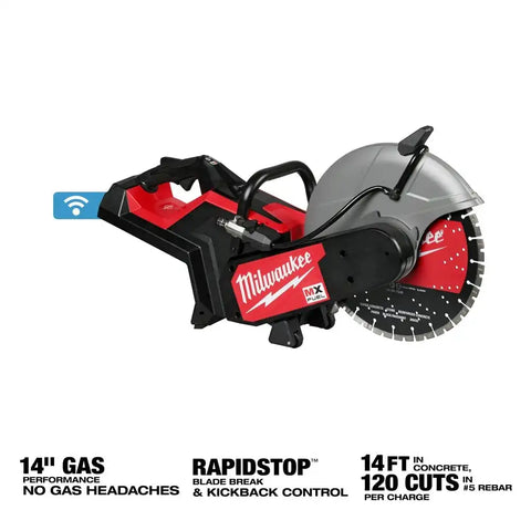 Milwaukee MXF315-0 MX FUEL 14" Cut-Off Saw w/ RAPIDSTOP Brake