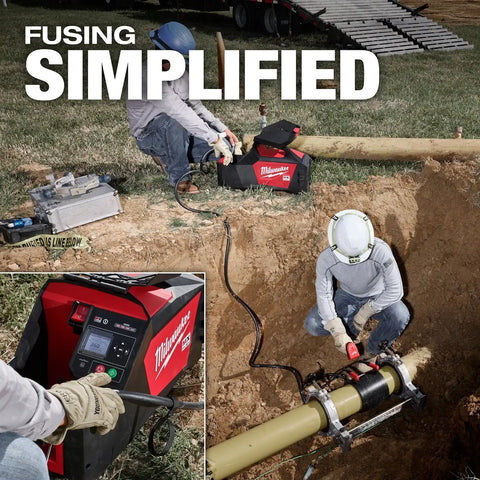 Milwaukee MXF545-XC MX FUEL Electrofusion Processor with 8.0Ah Battery Pack and Accessories